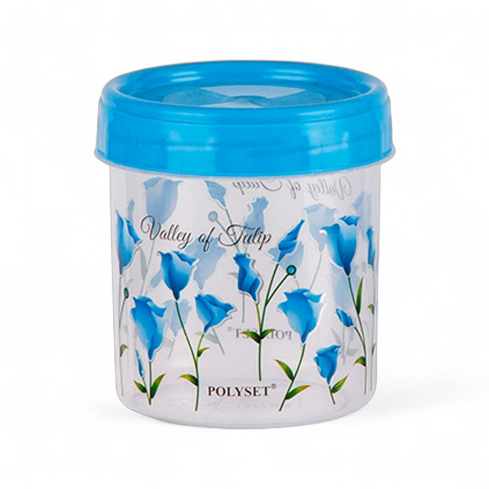 TWISTY 500ML CONTAINER FOIL PRINT SKY BLUE TWISTY 500ML CONTAINER FOIL PRINT SKY BLUE